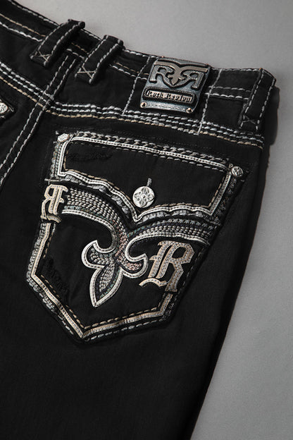 Ermias Straight Jeans In Black