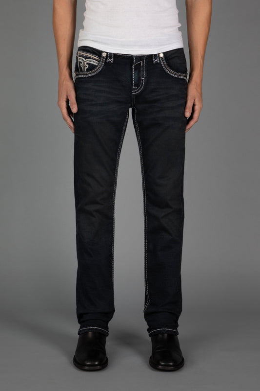 Ermias Straight Jeans in Dark Charcoal