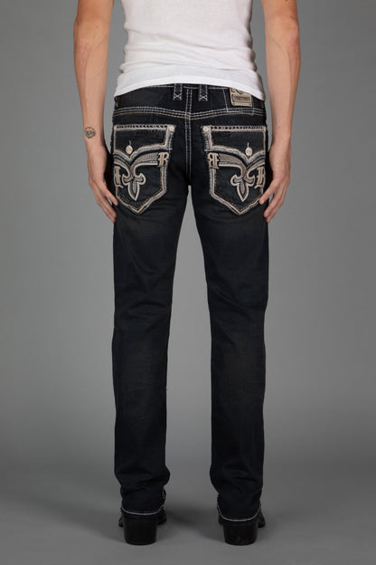 Ermias Straight Jeans in Dark Charcoal