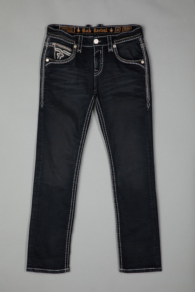 Ermias Straight Jeans in Dark Charcoal