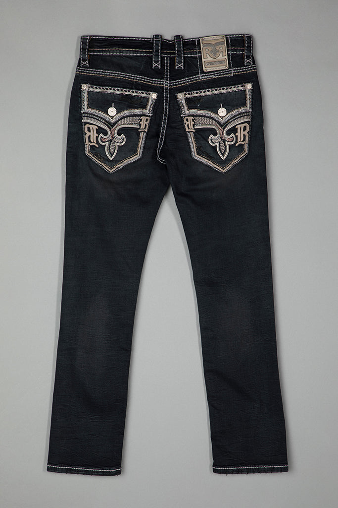Ermias Straight Jeans in Dark Charcoal
