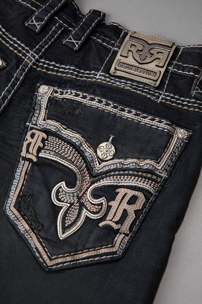 Ermias Straight Jeans in Dark Charcoal