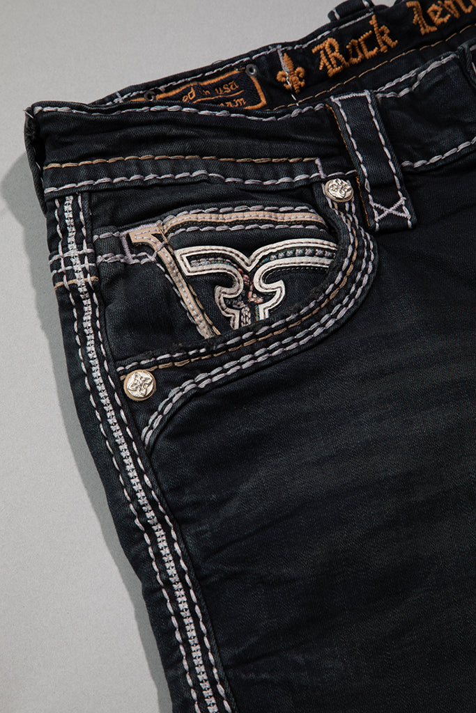 Ermias Straight Jeans in Dark Charcoal