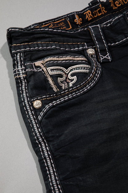 Ermias Straight Jeans in Dark Charcoal