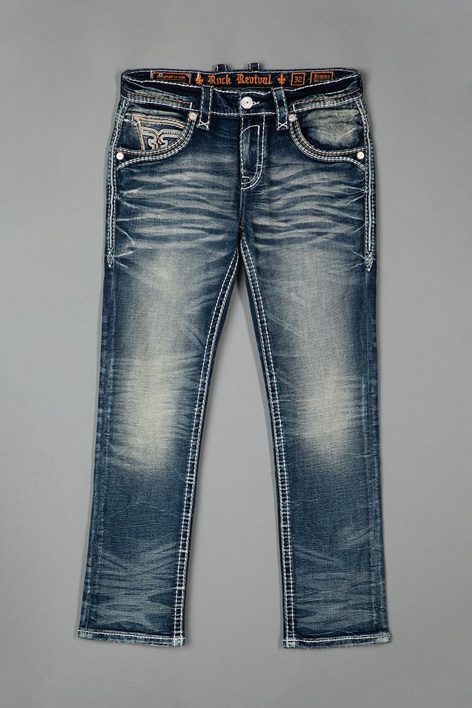 Ermias Straight Jeans in Blue
