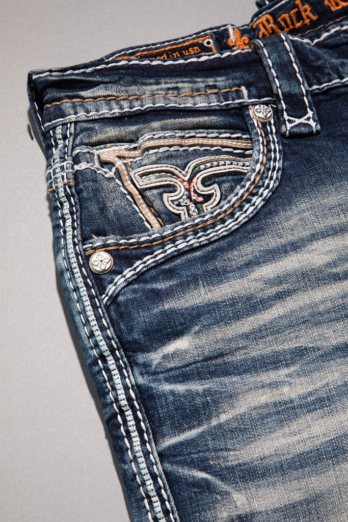 Ermias Straight Jeans in Blue