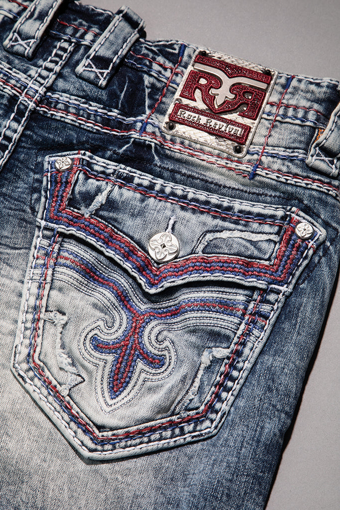 Jonathan Straight Jeans in Medium Blue