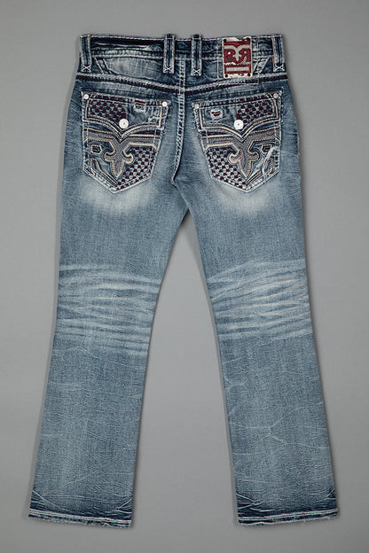 Skye Bootcut Jeans in Light Blue