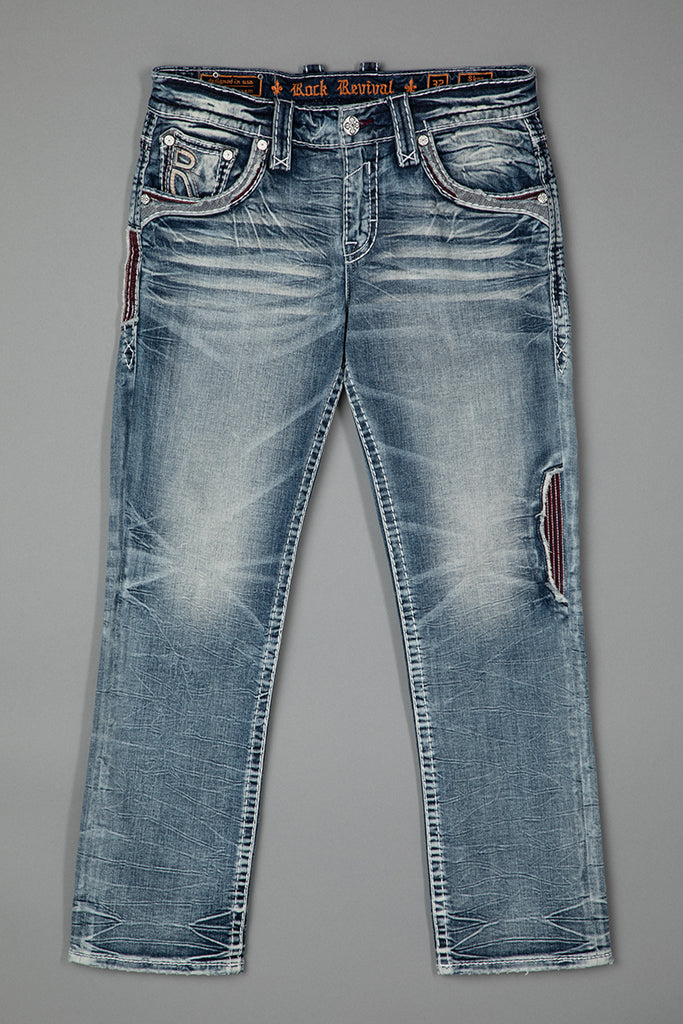 Skye Straight Jeans in Light Blue