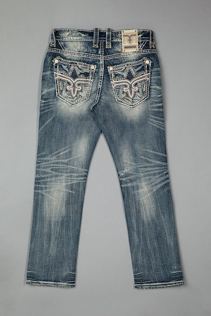 Louis Straight Jeans in Medium Blue