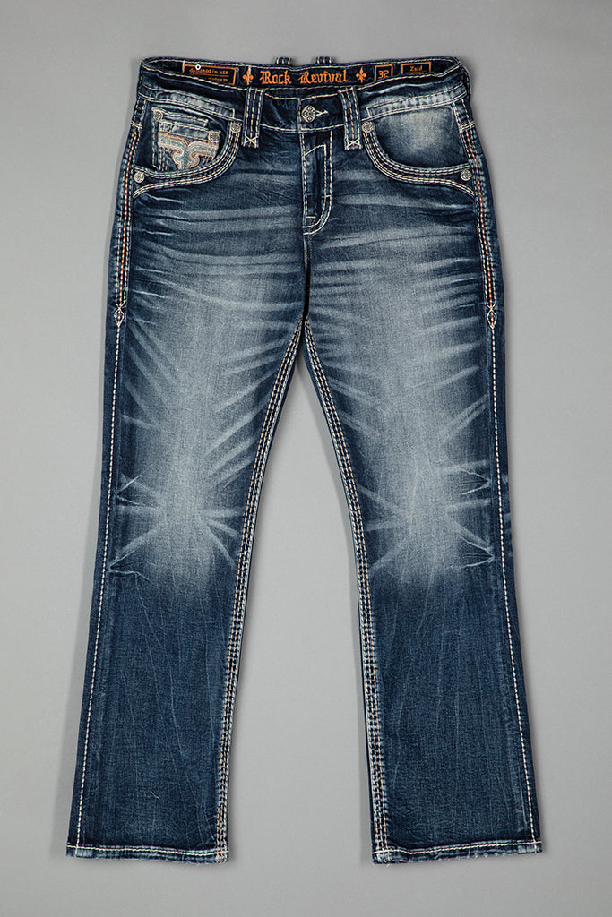 Zaid In Blue Bootcut Jeans
