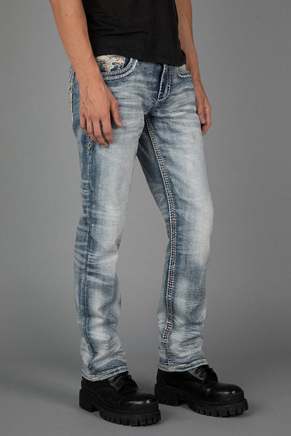 Micah Straight Jeans in Light Wash