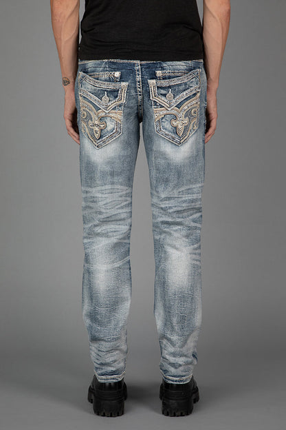 Micah Straight Jeans in Light Wash