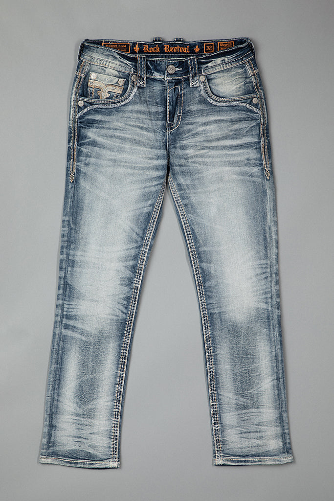 Micah Straight Jeans in Light Wash