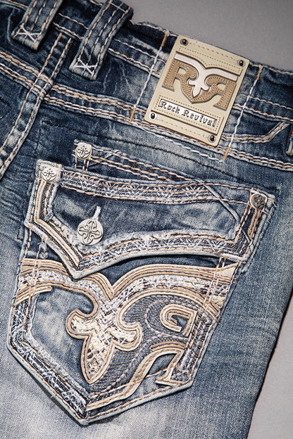 Micah Straight Jeans in Light Wash