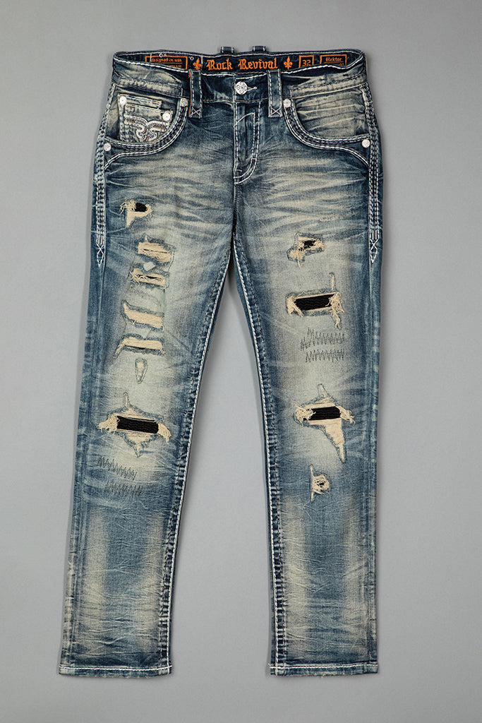 Hektor Alt Straight Jeans in Medium Blue
