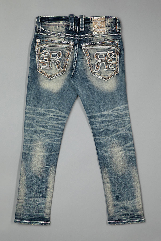 Hektor Alt Straight Jeans in Medium Blue