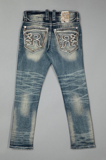 Hektor Alt Straight Jeans in Medium Blue