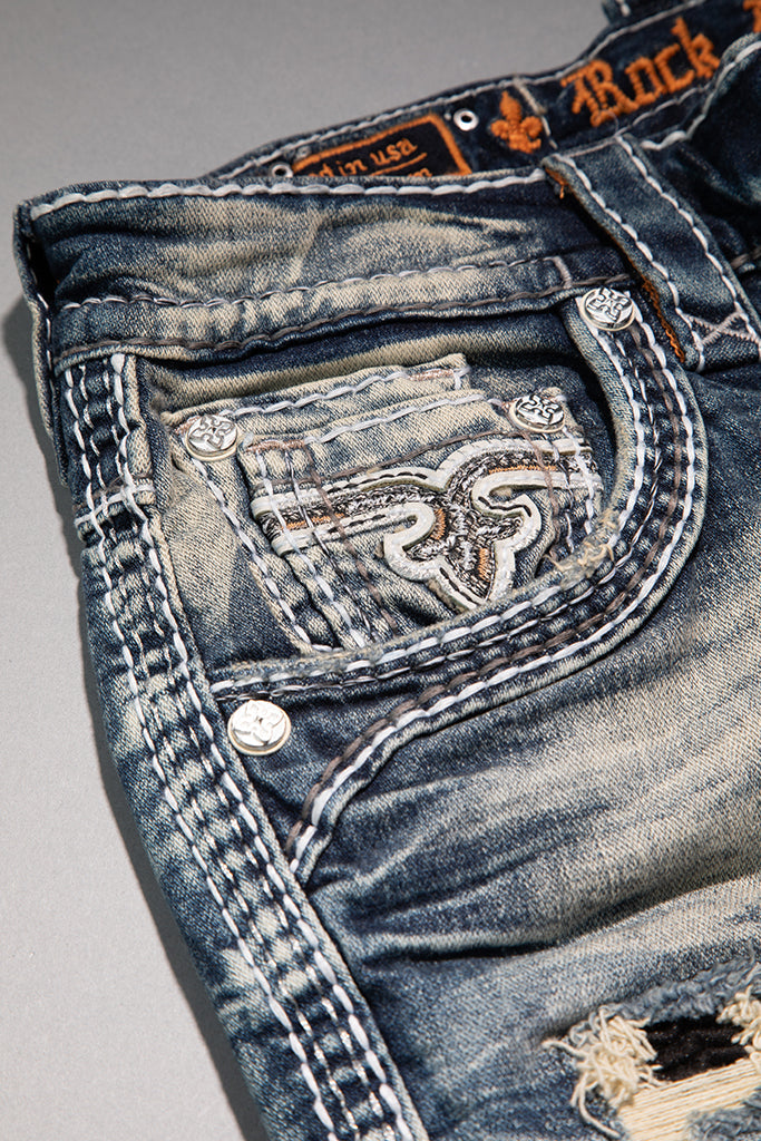 Hektor Alt Straight Jeans in Medium Blue