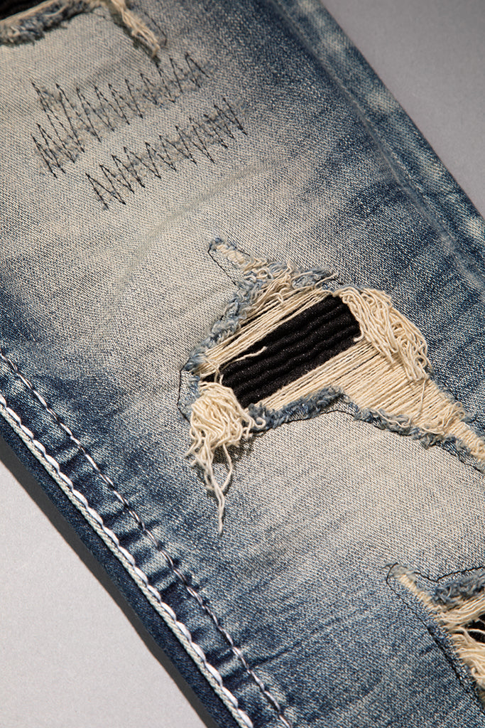 Hektor Alt Straight Jeans in Medium Blue