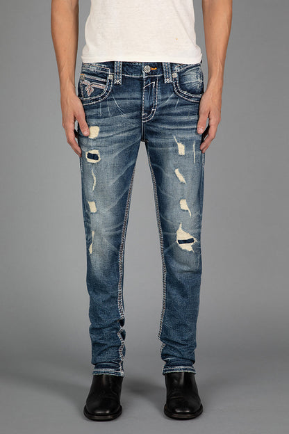Richie Alt Straight Jeans in Blue