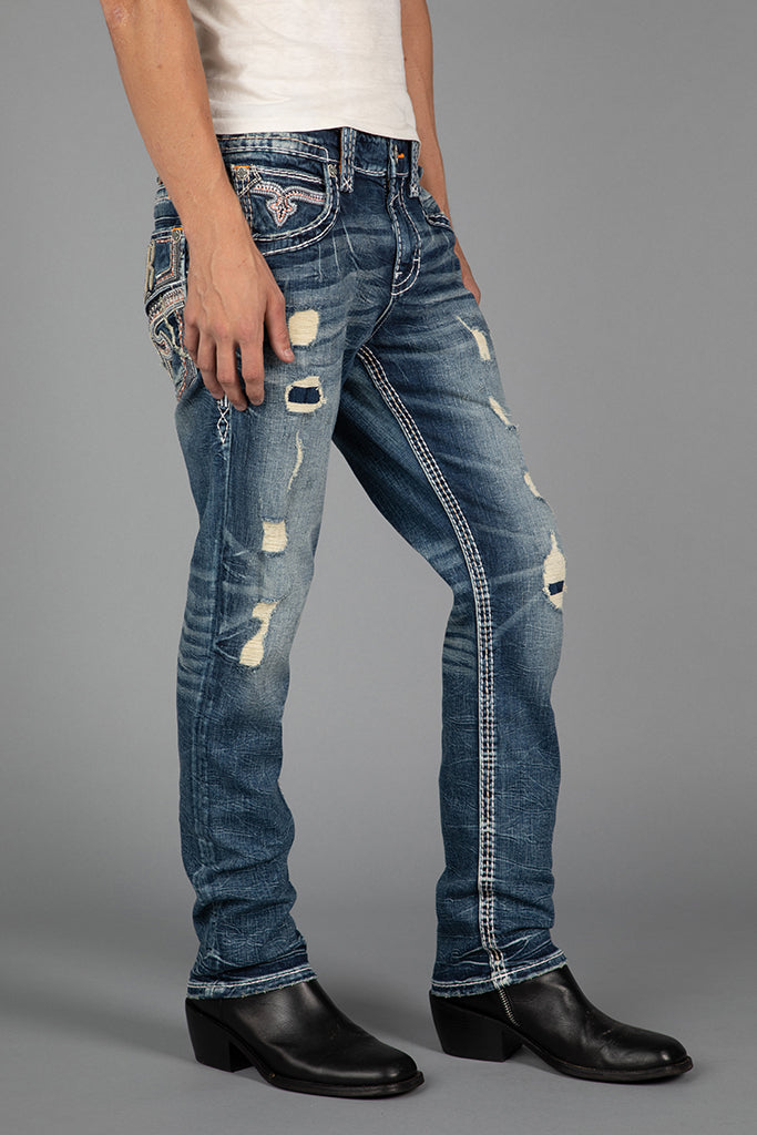 Richie Alt Straight Jeans in Blue
