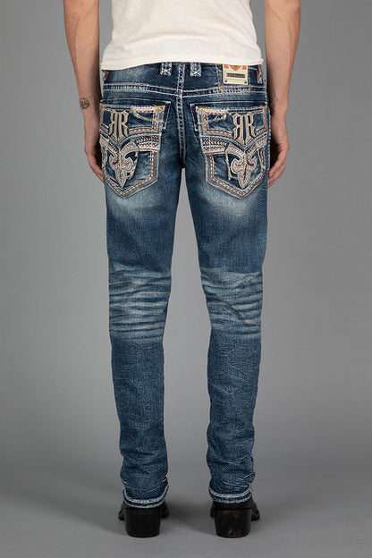 Richie Alt Straight Jeans in Blue