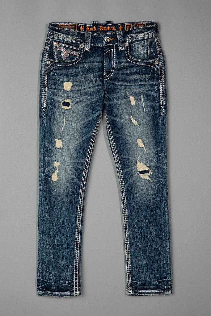 Richie Alt Straight Jeans in Blue