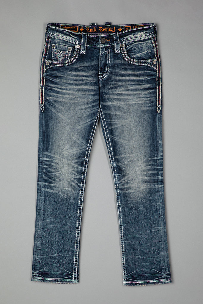 Mckay Straight Jeans in Medium Blue