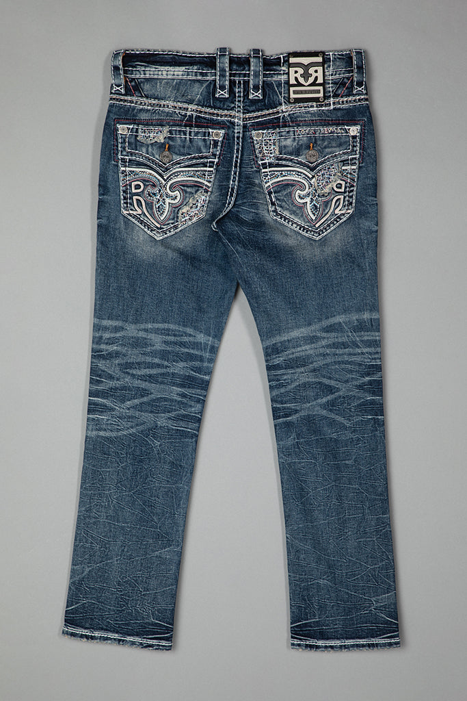 Mckay Straight Jeans in Medium Blue