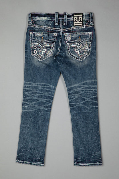 Mckay Straight Jeans in Medium Blue