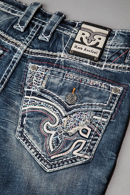Mckay Straight Jeans in Medium Blue