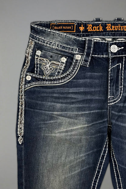 Mckay Straight Jeans In Dark Blue