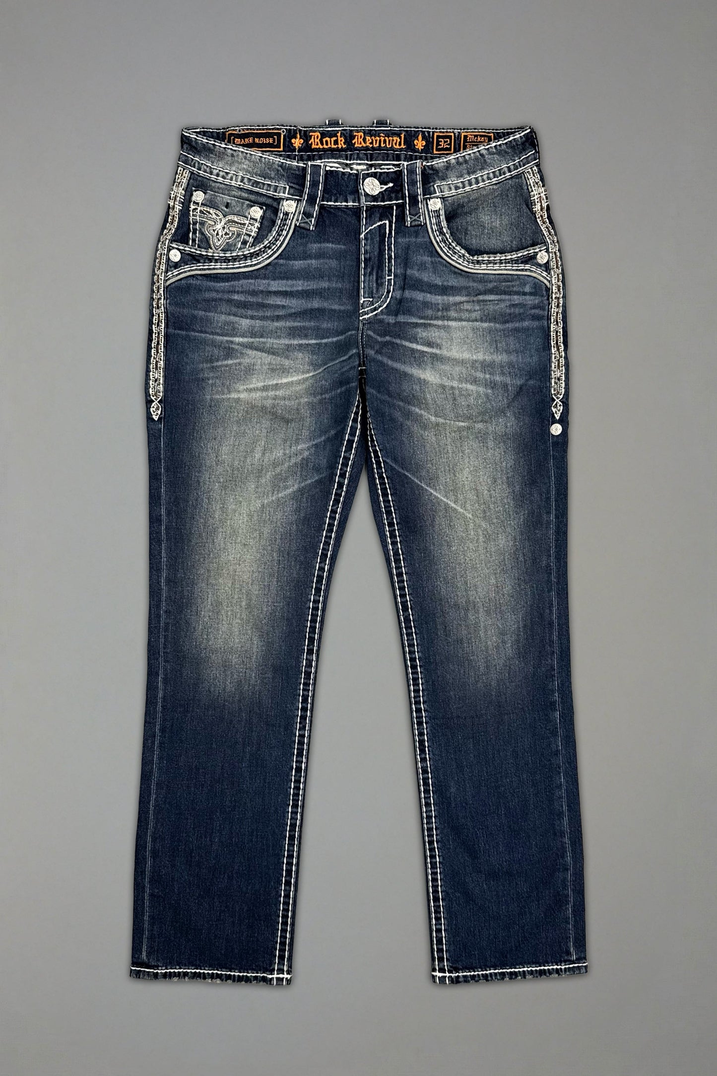 Mckay Straight Jeans In Dark Blue