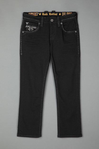 Justinn Straight Jeans in Black