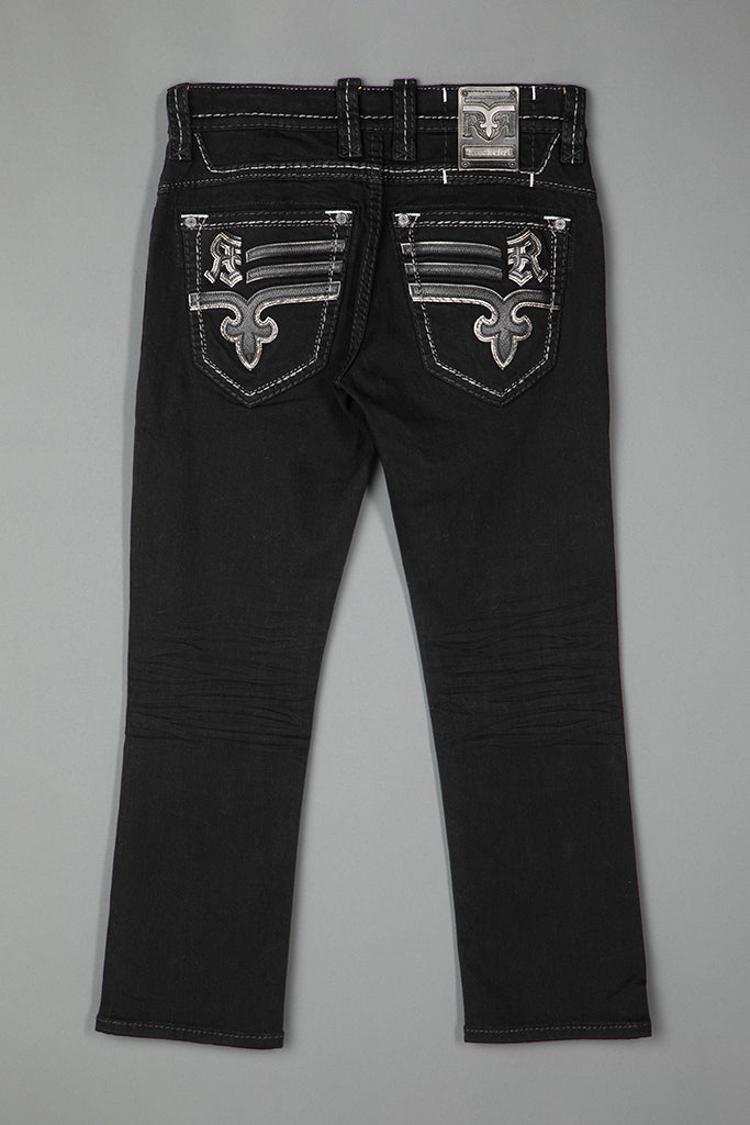 Justinn Straight Jeans in Black