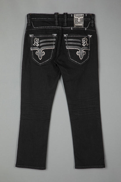 Justinn Straight Jeans in Black