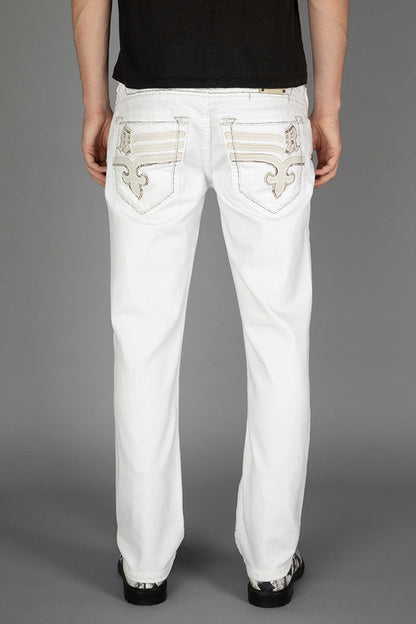 Justinn Straight Jeans in White
