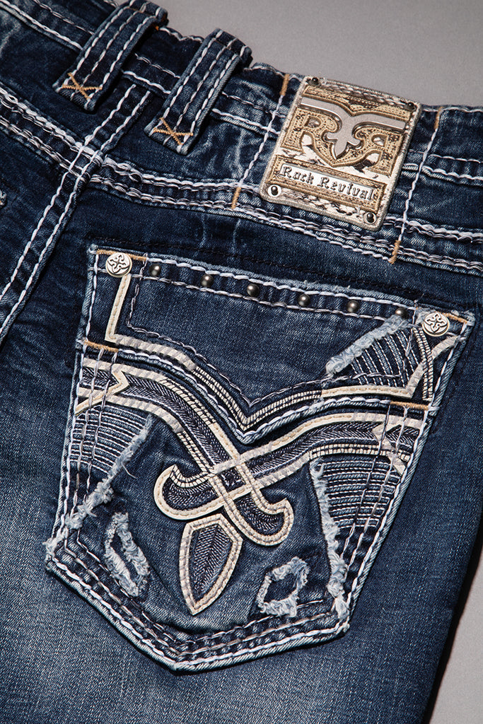 Karlo Alt Straight Jeans in Dark Blue