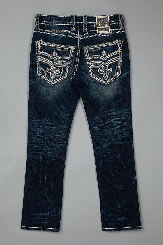 Justyn Straight Jeans in Dark Blue
