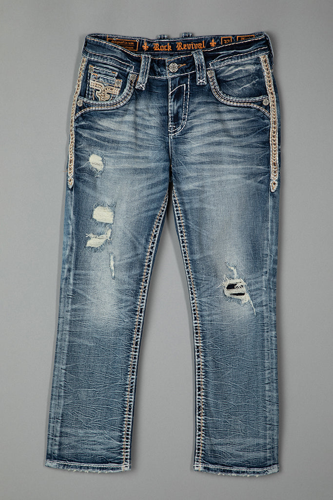 Micah Straight Jeans in Medium Wash