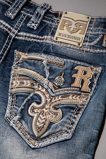 Micah Straight Jeans in Medium Wash