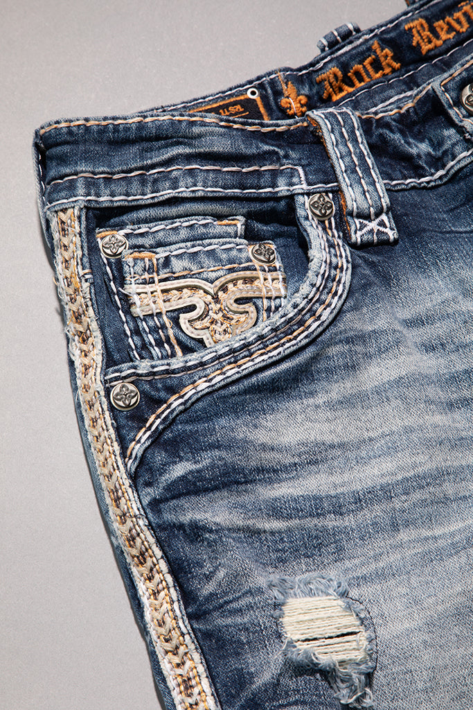 Micah Straight Jeans in Medium Wash