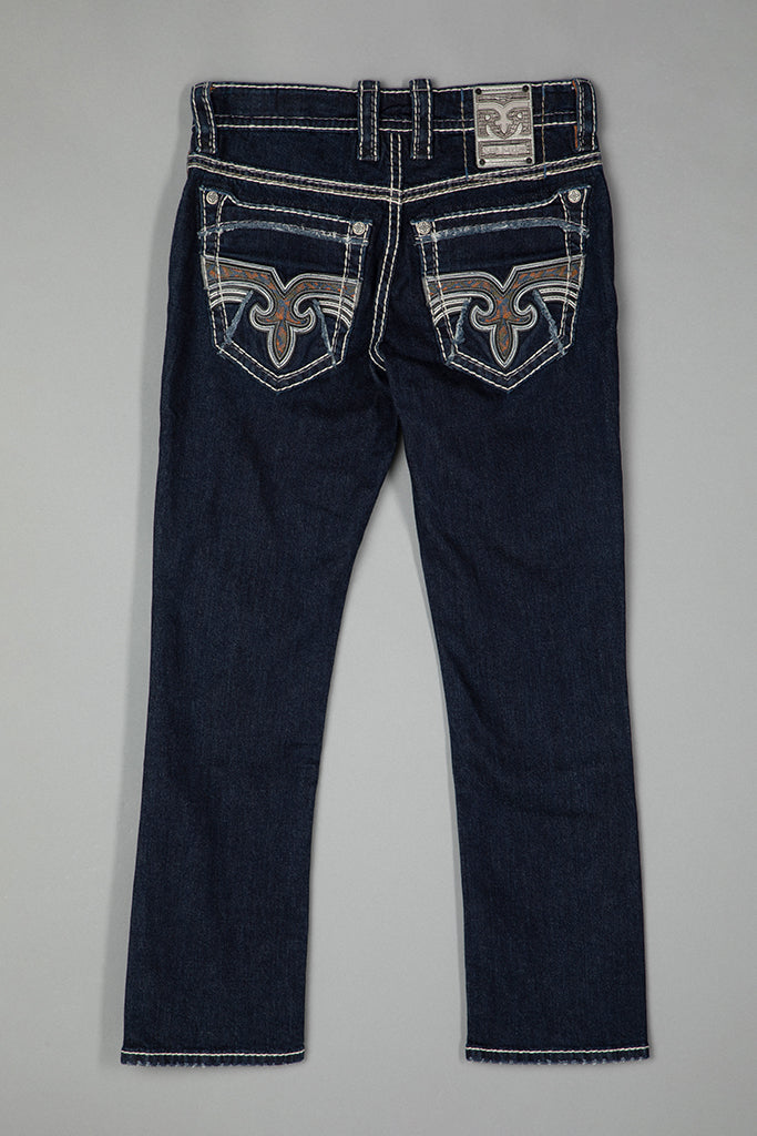 Isaiah Straight Jeans in Dark Blue