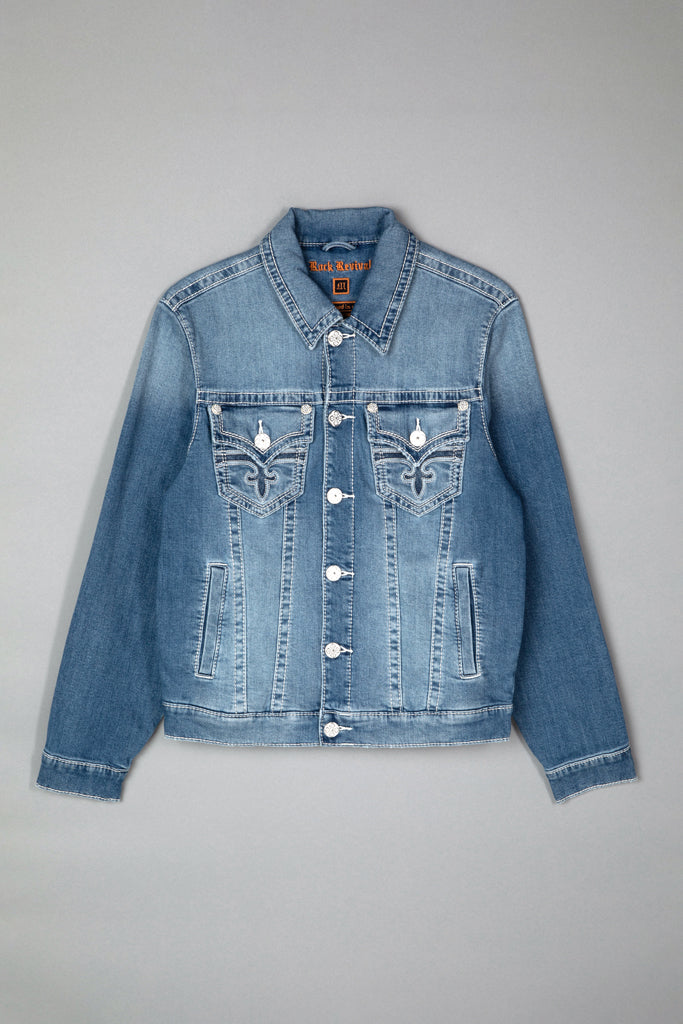 Jegor Denim Jacket in Medium Blue