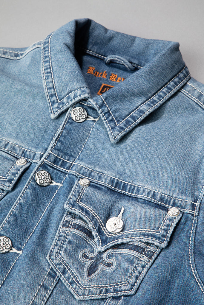 Jegor Denim Jacket in Medium Blue