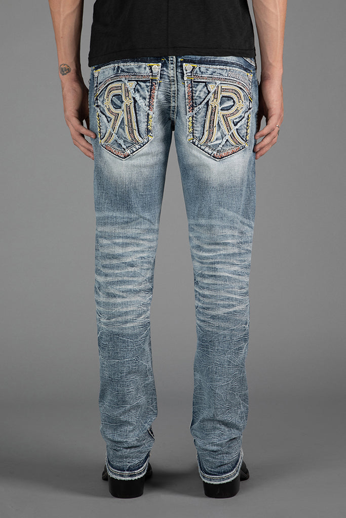 Cassian Alt Straight Jeans in Light Blue