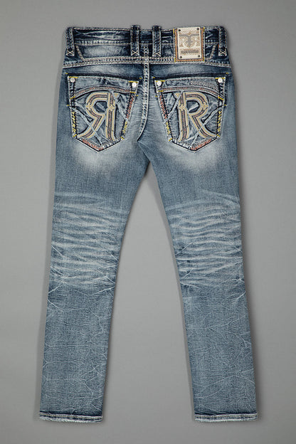 Cassian Alt Straight Jeans in Light Blue