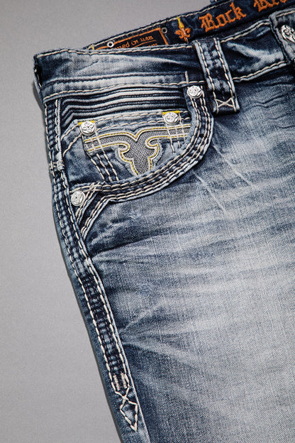 Cassian Alt Straight Jeans in Light Blue