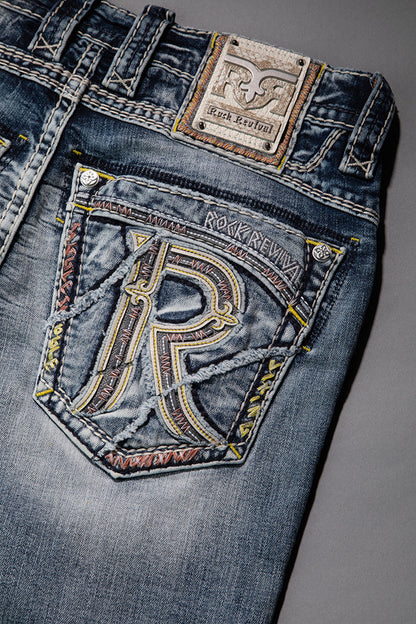 Cassian Alt Straight Jeans in Light Blue